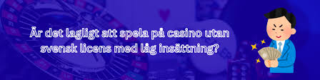 Utländska Casino med Låg Insättning - Bästa Alternativen 2023